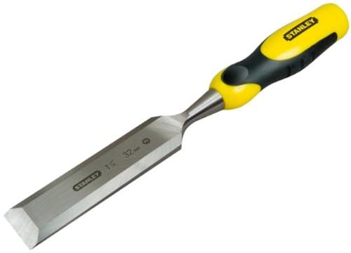 Stanley 0-16-891 Ciseau à Bois bi-Matière, 35 mm Multicolore
