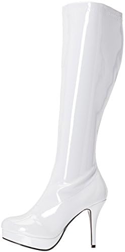 Ellie Shoes Women's 421-Groove Boot, White, 7 M US | Image 7