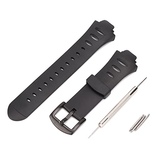 Bracelet de Montre en Silicone Confortable Observer SR, Étanche et Résistant, Accessoire de Remplacement pour Montre pour Sport de Plein Air (Noir)