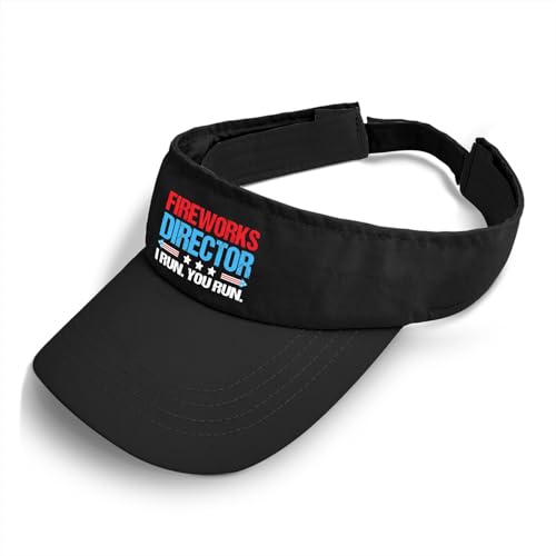 Image of Fireworks Director I Run You Run hat Womans hat Chestnut red Mens Hats and caps Gifts Running Caps July 4th (US, Alpha, One Size, 1)