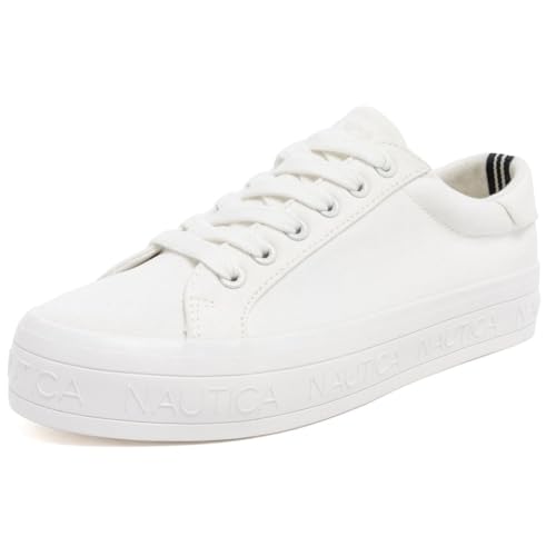 Image of Nautica Women Fashion Sneaker Lace-Up Tennis Casual Shoes for Ladies