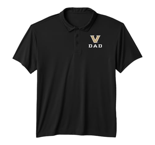 Vanderbilt Commodores Dad Icon Officially Licensed Performance Polo Shirt