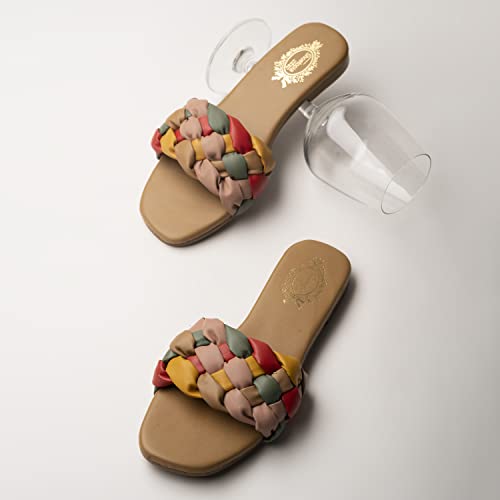Image of Shoetopia Women and Girls Flat Sandal