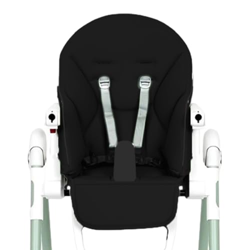 Cojín acolchado para trona lavable con asiento elevado de cuero PU para bebés