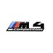 QQWW adesivo Car Styling 3D ABS M Concorso Adesivo Emblema Badge Fit For BM-W X1 X2 X3 X4 X5 X6 M1 M2 M3 M4 M5 M6 E36 E39 E46 E90 E60 F30 F10 Adesivi per auto, decalcomanie (Nome del colore: Per M4)