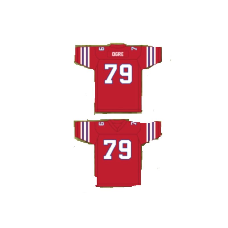 Ogre Palowski 79 Adams School Atoms Red Football Jersey Revenge