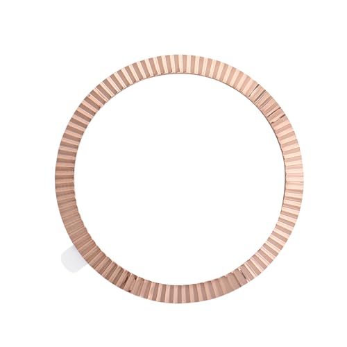 Anillo de protección de reloj rosa para renovar tu esfera con metal adhesivo antiarañazos