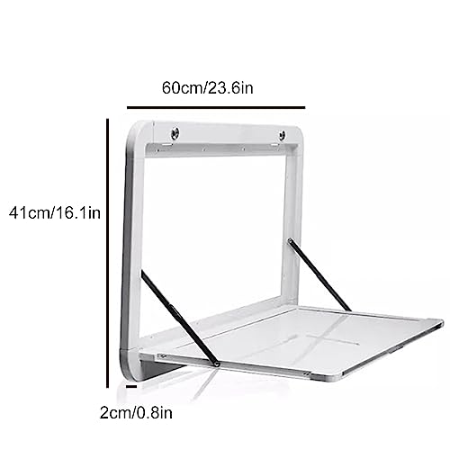 Table pliante pour camping-car en aluminium compacte suspendue au mur - 3