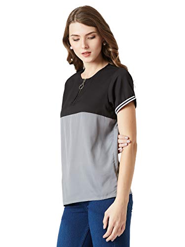 Image of Miss Chase Women's Mustard Yellow Flared Crop Top