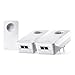 devolo Magic 2 WiFi 5 (ac) Multiroom Kit : 3x Adaptateurs CPL WiFi, Prise Gigogne (2400 Mbits, 5x Ports Gigabit Ethernet) idéal télétravail et streaming, prise française