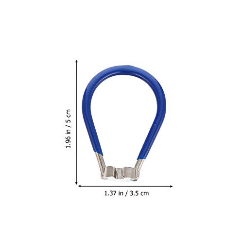 Garneck Kit de chave de raio de bicicleta com alça de borracha, kit de ferramentas de raio de alavan