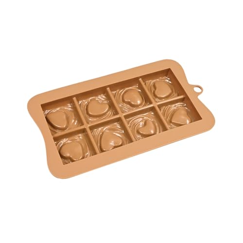 Molde Profundo Para Tabletas De Chocolate - Antiadherente Flexible | Molde Desmontable Para Tarta De Queso, Pudín Y Mantequilla,para Hogar, Cocina, Detalles de Fiesta, Actividades Infantiles y Manuali