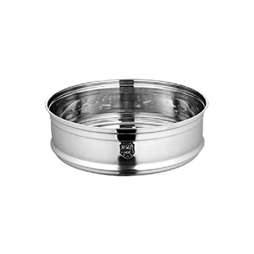 Angelluck Dumplings-Steamer Grid Diameter 26/28/30/32cm Steamer-Stainless Steel Food-Steamer Basket Steamer-Insert Pans Kitchen stackable-steamer insert pans