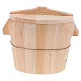 Cuiseur vapeur de riz unique : avec ce seau à riz cuit vapeur naturel, le riz cuit vapeur est parfumé et , cuiseur vapeur de cuisine