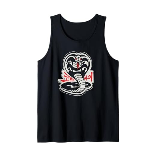 Cobra Kai Karate Dojo South Korea Snake Logo Sekai Taikai Camiseta sin Mangas