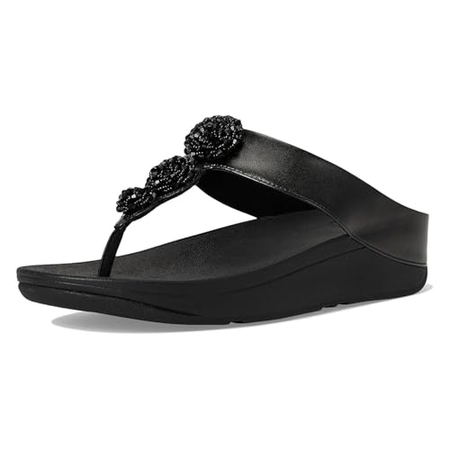 Image of FitFlop Women's, Fino Beaded Button Sandal