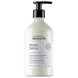 L'Oréal Professionnel Metal Detox Shampoo, Sulfate-Free Anti-Metal Cleanser for Color Treated & Damaged Hair, Reduces Breakage