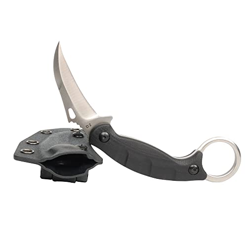 MASALONG Little falcon kni239 Claw Knife Exquisitely polished, comfortable handle with Sheath (black)