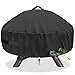 Feuerschale Abdeckung, Abdeckung für runde Feuerstellen, Schwerlast Reißfest 600D feuerschalen Abdeckung,Wasserdicht,UV-Beständiges, für Feuerstellen im Freien. (76cm Diax30cm H)