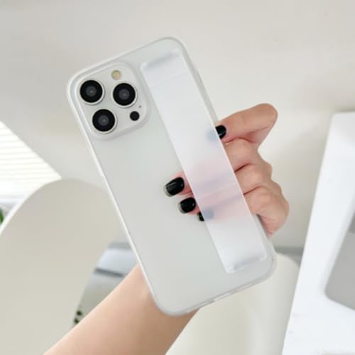 Coque silicone iPhone 13 Pro Max mat avec dragonne pour sécuriser vos photos en voyage