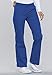 Cherokee Women's Petite Scrubs Flexibles Mid-Rise Knit Waist Pull-On Pant, Royal, Medium Petite