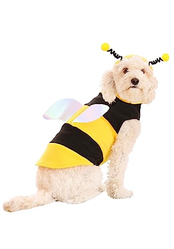 Disfraz para perro Abeja Lil Bumble Bee, tamaño M, amarillo