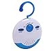 Mini Shower Radio, AM FM Radio, Portable Battery Powered Radio with Hook, Built in Speaker, for Bathroom Shower