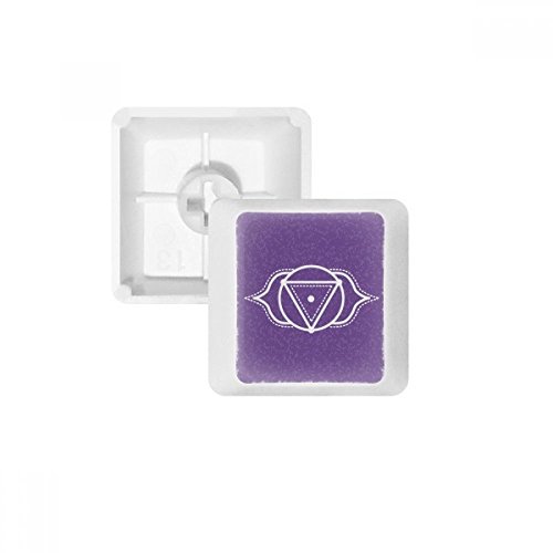 Teclas PBT Blancas con Tótem de Flores DIYthinker para un Escritorio Relajante y Creativo