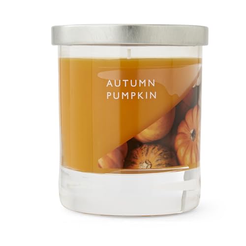 Wax Lyrical Autumn Pumpkin Small Candle, Up to 35hrs, Orange