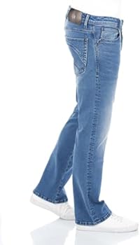LTB Timor Bootcut Jeans heren basic katoen denim stretch diepe tailleband blauw zwart W28 W29 W30 W31 W32 W33 W34 W36 W38 W40, 29W / 36L