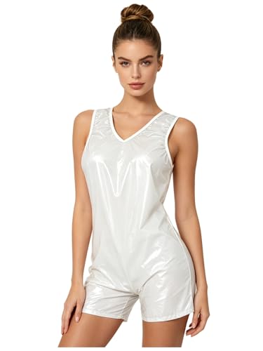 Combinaison avec couche anti incontinence femme FEESHOW vêtement de nuit étanche