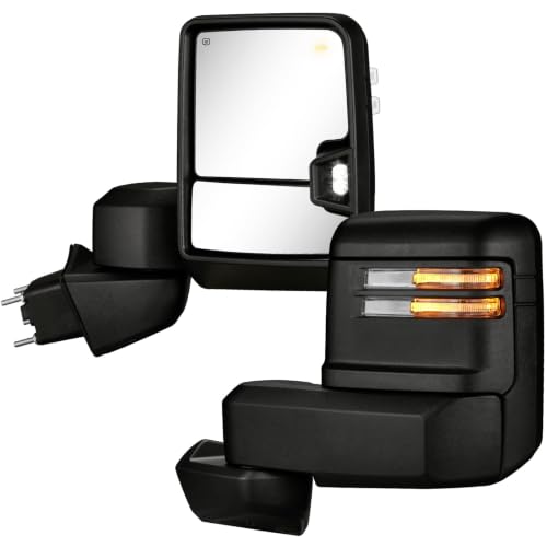 Sanooer Tow Mirrors for 2019-2026 Chevy Silverado 1500 Manual Folding