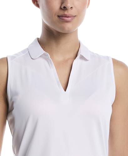 Callaway Women's Sleeveless Top with Mesh Inserts, Brilliant White, XX-Large - image 3