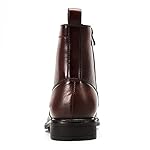 Arkbird Mens Chelsea Dress Boots with Side Zipper, Genuine Leather Classic Fashion Slip-on Ankle Dress Boots for Men