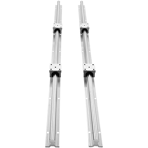 Vevor LINEAR RAIL 2 Set Sbr20-1000Mm 2 Linear Rail Guide And 4Sbr20Uu Bearing Block Linear Slide Guide: Industrial & Scientific thumb #8