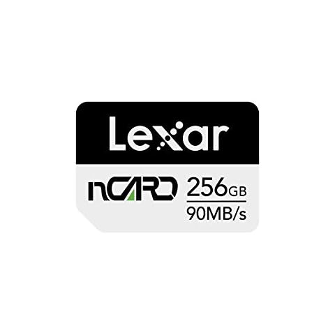 Lexar nCARD NM Karte 256GB, Bis zu 90 MB/s Lesen, Bis zu 70 MB/s Schreiben, Nano-Speicherkarte für Huawei Handy Cover