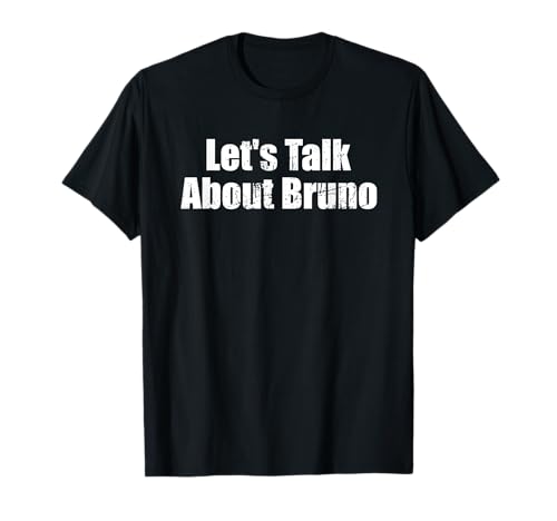Funny Distressed Hablemos de Bruno Camiseta