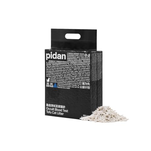 pidan tofu cat litter with occult blood test clumping