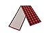 Artmag Christmas Table Runner Red Black Cotton Buffalo Check Plaid and Burlap Double Sided Reversible Table Runner for Holiday Christmas Table Decorations, 14 x 72 Inch