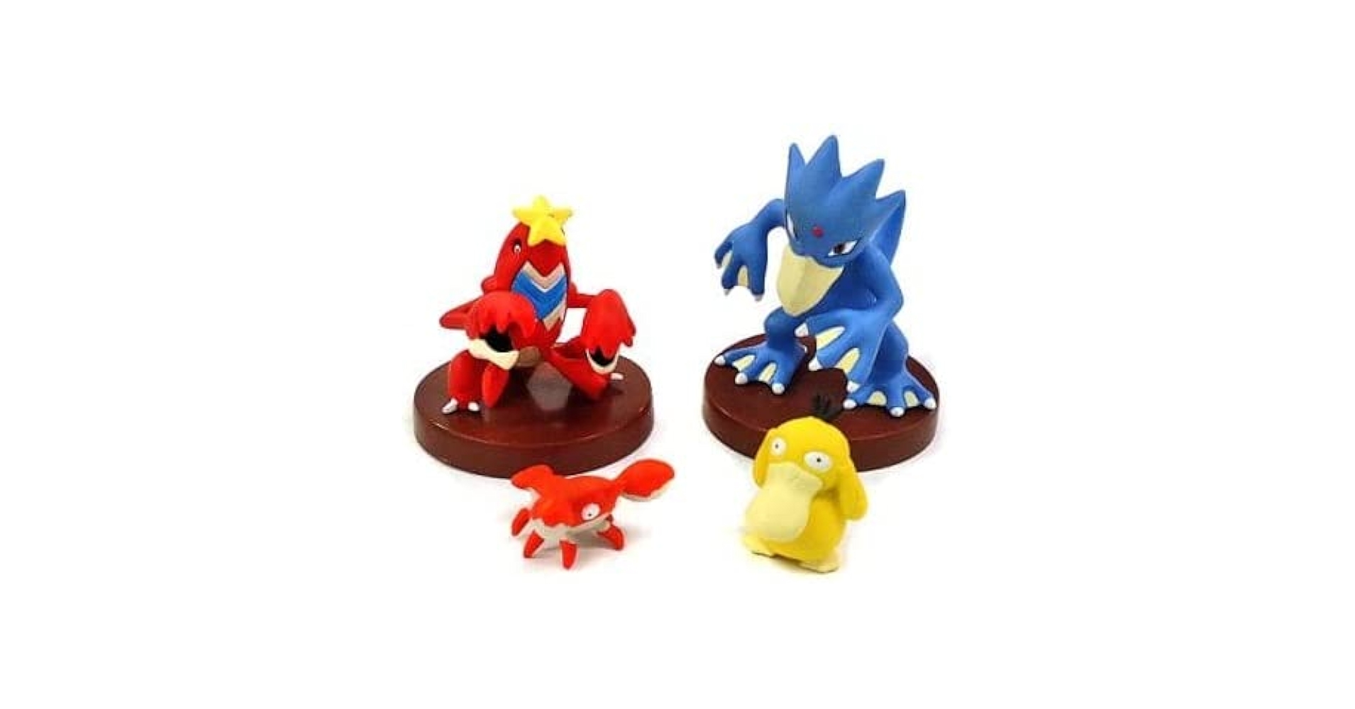 ヘイガニ　シザリガー　コダック　ゴルダック 立体ポケモン図鑑 フィギュア ポケットモンスター[立体ポケモン図鑑 第4集 ヘイガニ