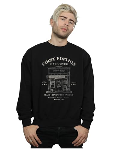 Image of Absolute Cult Men Bookstore Main Character Energy Sweatshirt Black XXXXX-Large