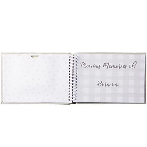 C.r. Gibson Bp73-24591 Gender Neutral Welcome Baby Brag Book Photo Album For 4X6 Photos, 7.05" W X 4.6" H, Gray #TOP2