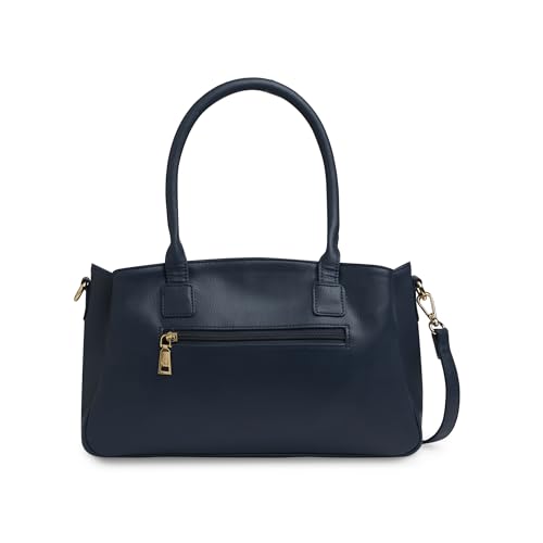 Image of Caprese Siji Tresana Large Satchel Bag for Women | Kashida Embroidery Handbag with Adjustable & Detachable Strap & 3 Spacious Compartments | Stylish Handheld Bag for Work, Travel & Everyday Use