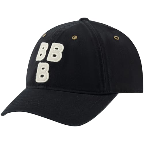 Blue Marlin Birmingham Black Barons Dad Hat, Adult Cotton Baseball Cap with Curved Brim, Black, One Size