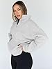 Trendy Queen Womens Sweatshirts Quarter Half Zip Pullover Fall Fashion Outfits 2025 Oversized Hoodies Comfy Winter Clothes, Grey, S #3