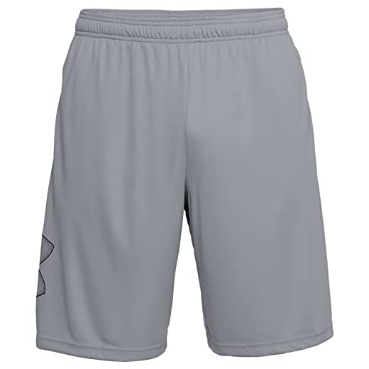 Under Armour Tech Graphic Short Pantalones cortos, Steel, S Hombre