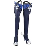 [Supueer] コスプレ靴 ブーツ エウルア ブーツ 靴 下駄 シューズ 長靴 コスチューム (25.5CM)