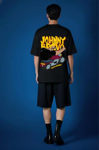 Image of Men's Cotton Oversized Fit Oversized Baggy Fit Drop Shoulder Cool and Stylish