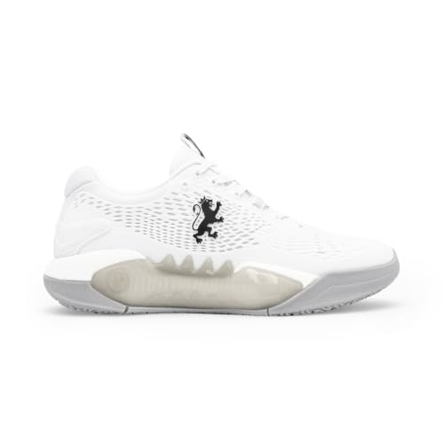 Image of Red Tape Men's Sneakers White Grey KPU Round Lace-Up Flexible Support