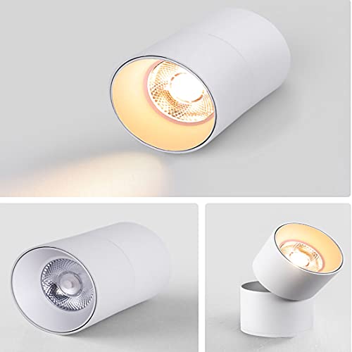 Foco LED de techo orientable para eliminar zonas oscuras en el dormitorio con luz 6000K 4